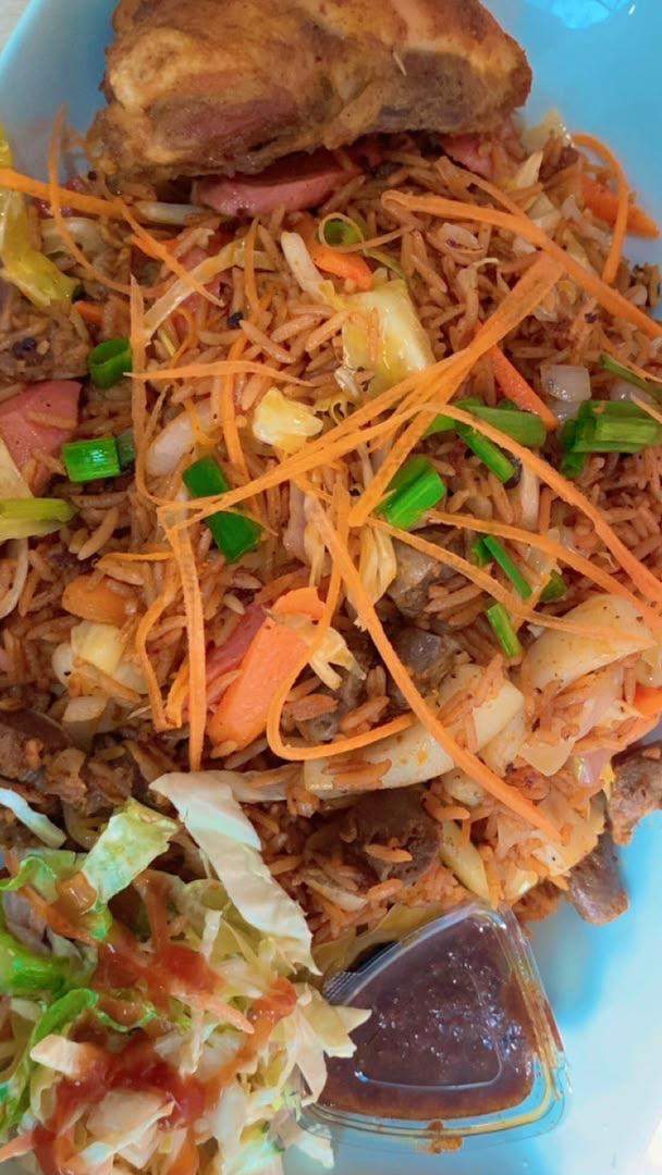 Mixed Fried Rice with Chicken — hearty, home-style plate
