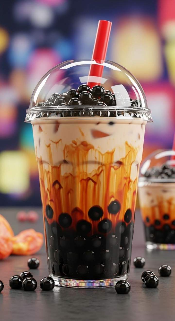 E-Town Boba — brown-sugar boba milk tea