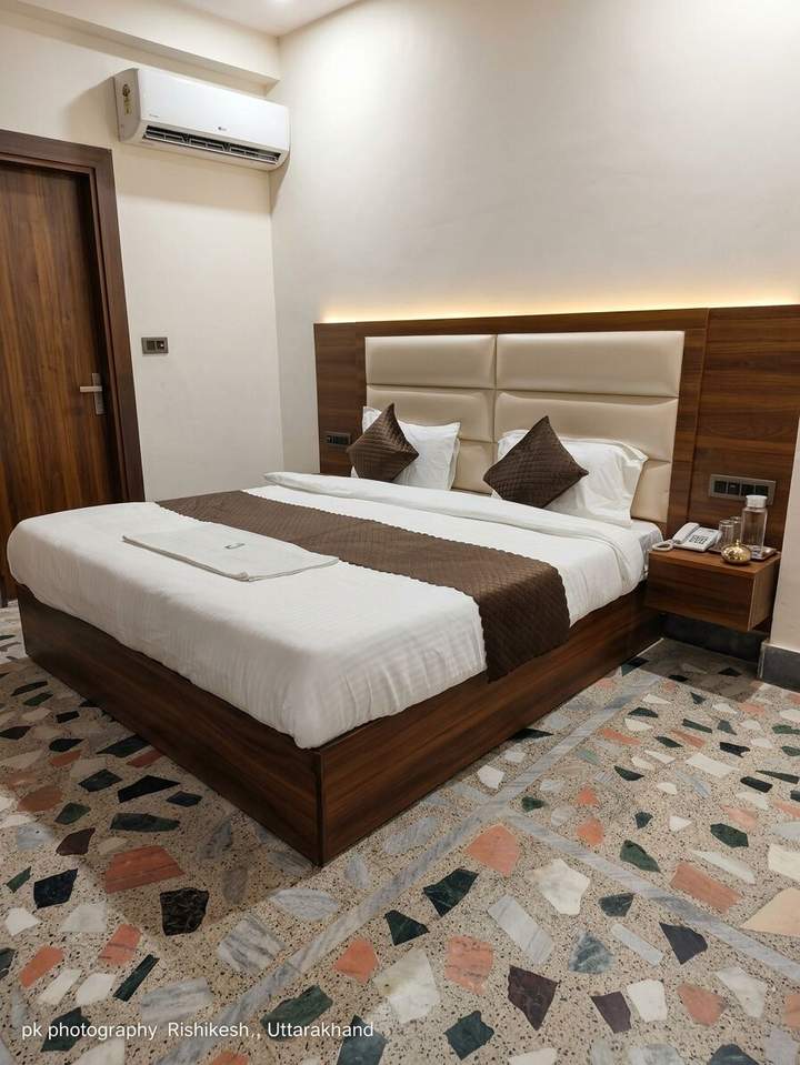 Placeholder photo — a guest room